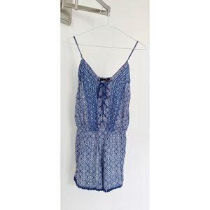 Lorena Rose Blue Romper
